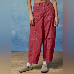 Urban Outfitters Red Cargo Pants☁️